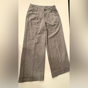 Free People FP Collection
"Kate" Tweed Wide-Leg
Trousers - Size 4